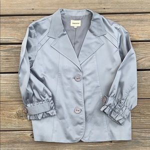 Grey, Decorative Sleeve, blazer